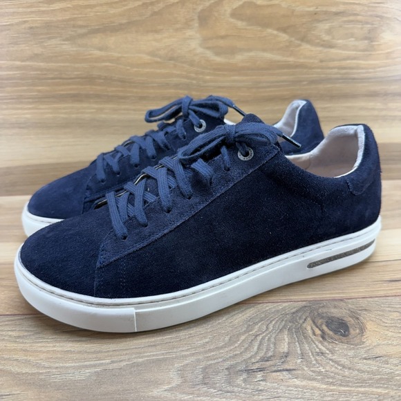 Birkenstock Bend Low Womens 10 N EU 41 Navy Blue Suede Comfort Sneakers - Picture 3 of 10